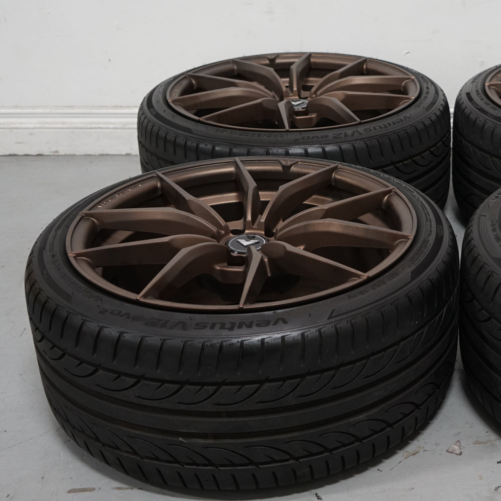 18" Vorsteiner V-FF 108 Forged Concave Bronze Wheels Rims Fits Subaru WWRX