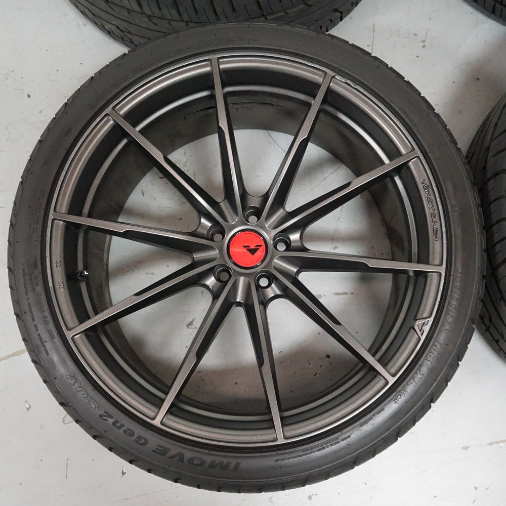 22" Vorsteiner VFF 109 Graphite Concave Wheels Fits Mercedes Benz GLE