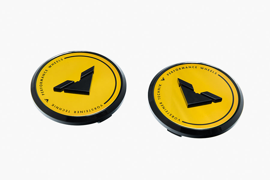 Vorsteiner Flow Forged Wheels Gold Center Caps - Set of 4
