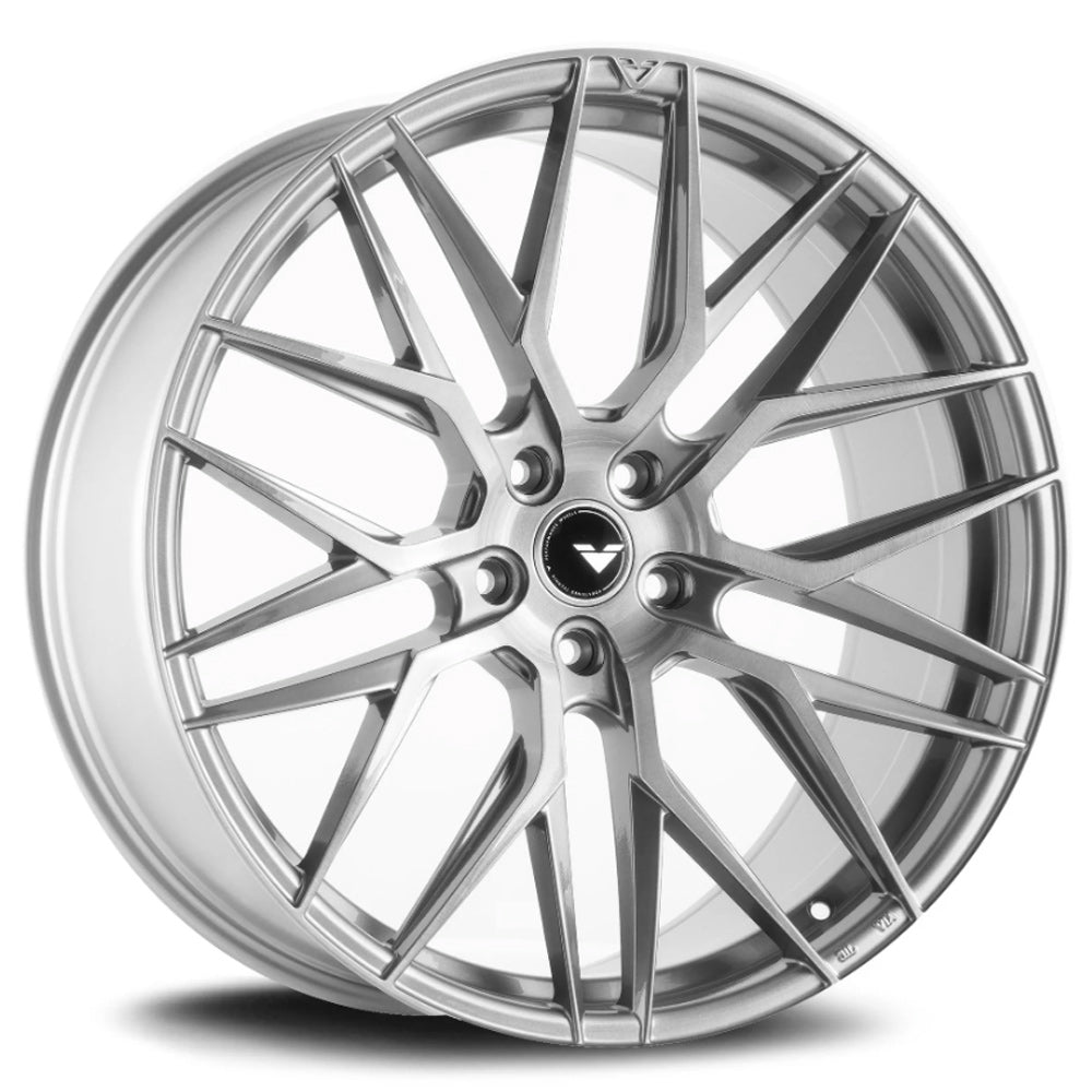 20" Vorsteiner V-FF 107 Silver Forged Concave Wheels Rims Fits Tesla Model Y