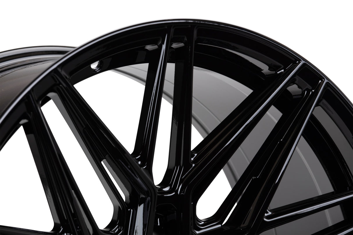 19" Vossen HF7 Gloss Black 19x8.5 19x9.5 Concave Wheels Fits Ford Mustang S550