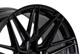 20" Vossen HF7 Gloss Black 20x9 20x10 Wheels Fits BMW 525 530 535 545 550