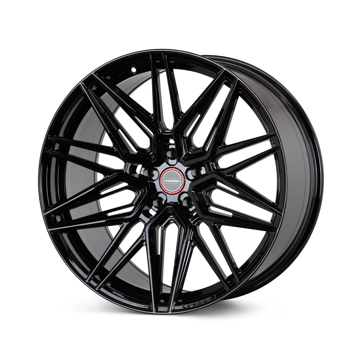 19" Vossen HF7 Gloss Black 19x8.5 Wheels Fits Mercedes Benz C240 C280 C320