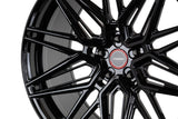 19" Vossen HF7 Gloss Black 19x8.5 Concave Wheels Rims Fits Toyota Camry
