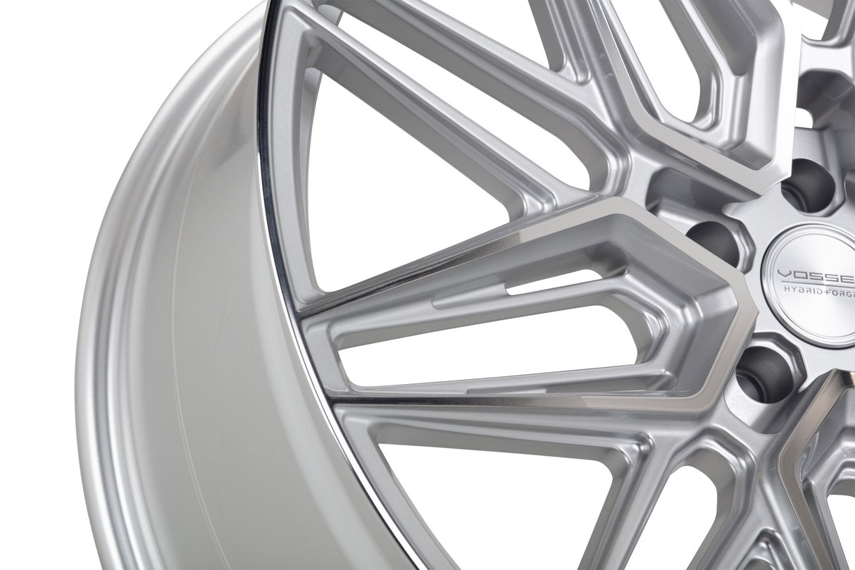 20" Vossen HF7 Silver Polished 20x10 20x10.5 Concave Wheels Rims Fits BMW G87 M2