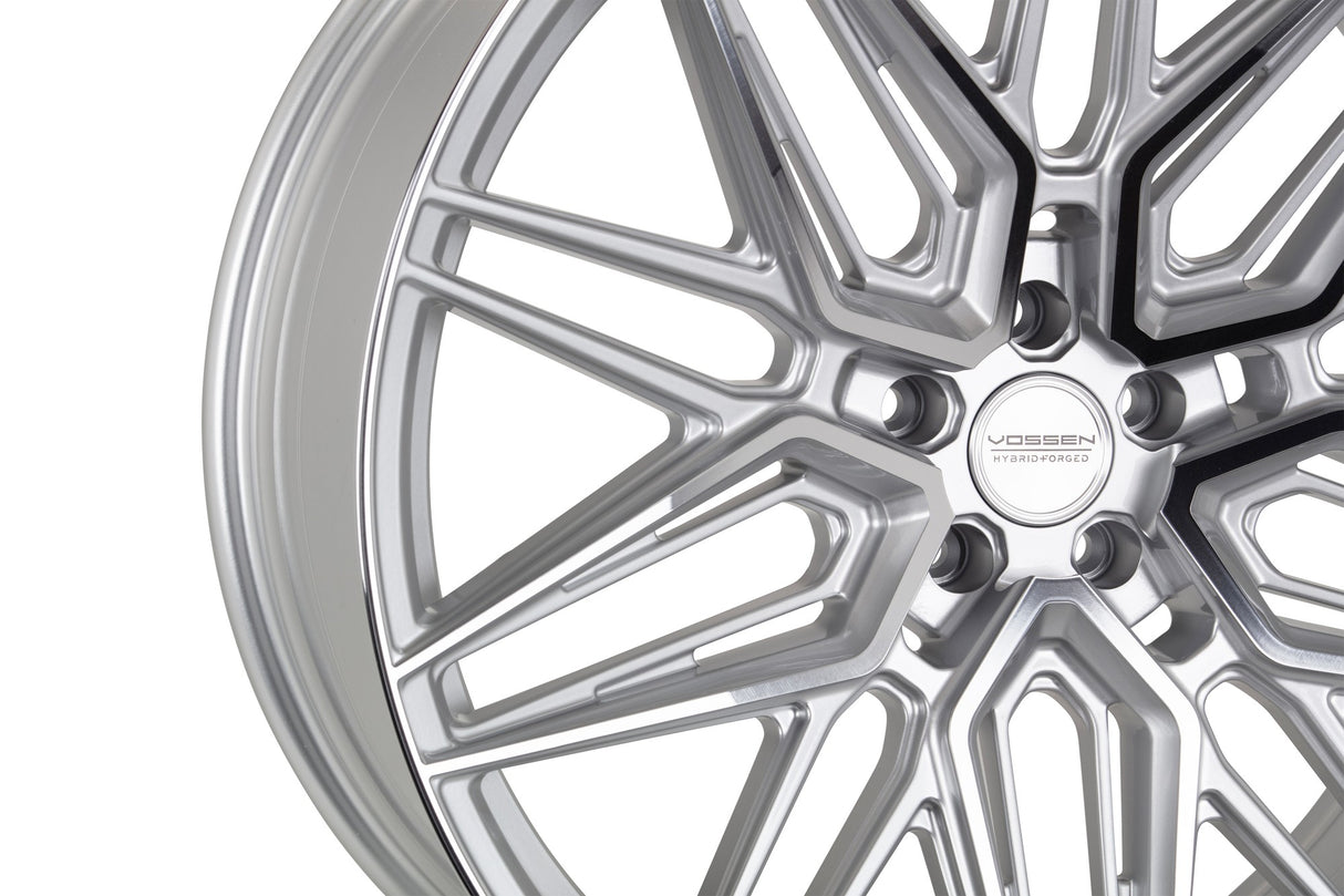 20" Vossen HF7 Silver Polished 20x9 20x10.5 Concave Wheels Rims Fits Lexus SC430