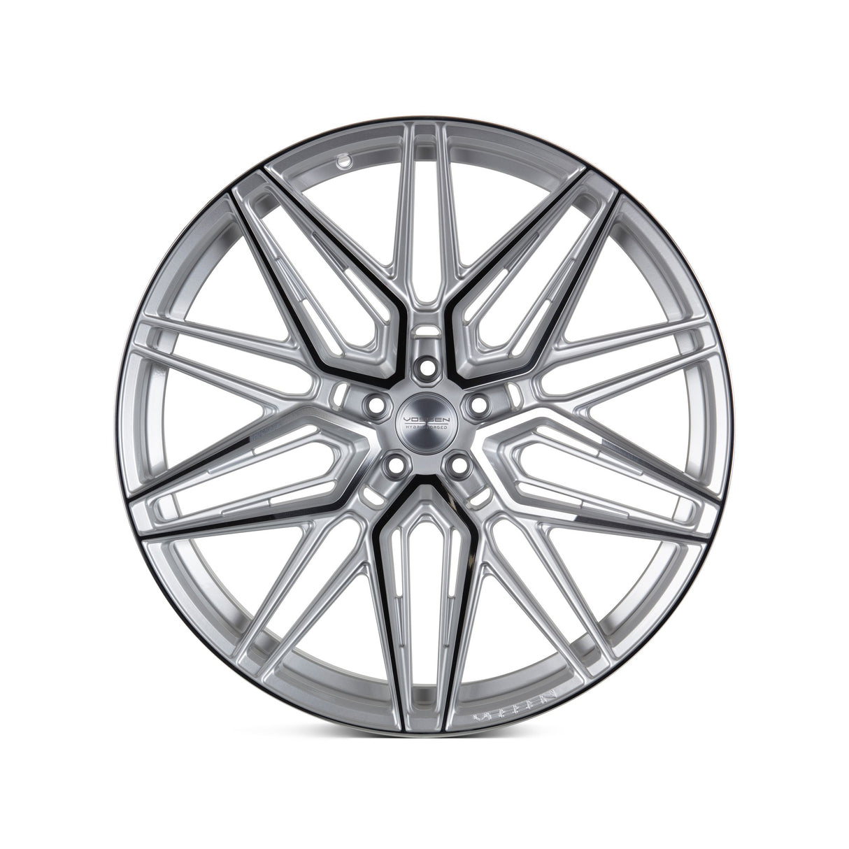 20" Vossen HF7 Silver Polished 20x9 20x10 Concave Wheels Rims Fits Cadillac CTS