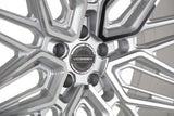 20" Vossen HF7 Silver Polished 20x9 20x10 Wheels Fits BMW 525 530 535 545 550