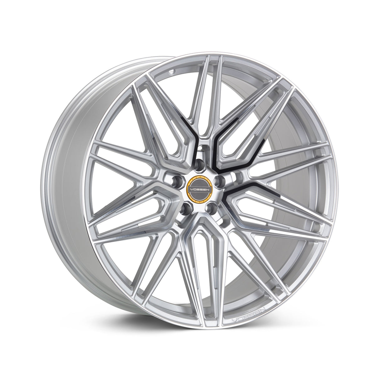 19" Vossen HF7 Silver Polished 19x8.5 Concave Wheels Rims Fits Audi S4