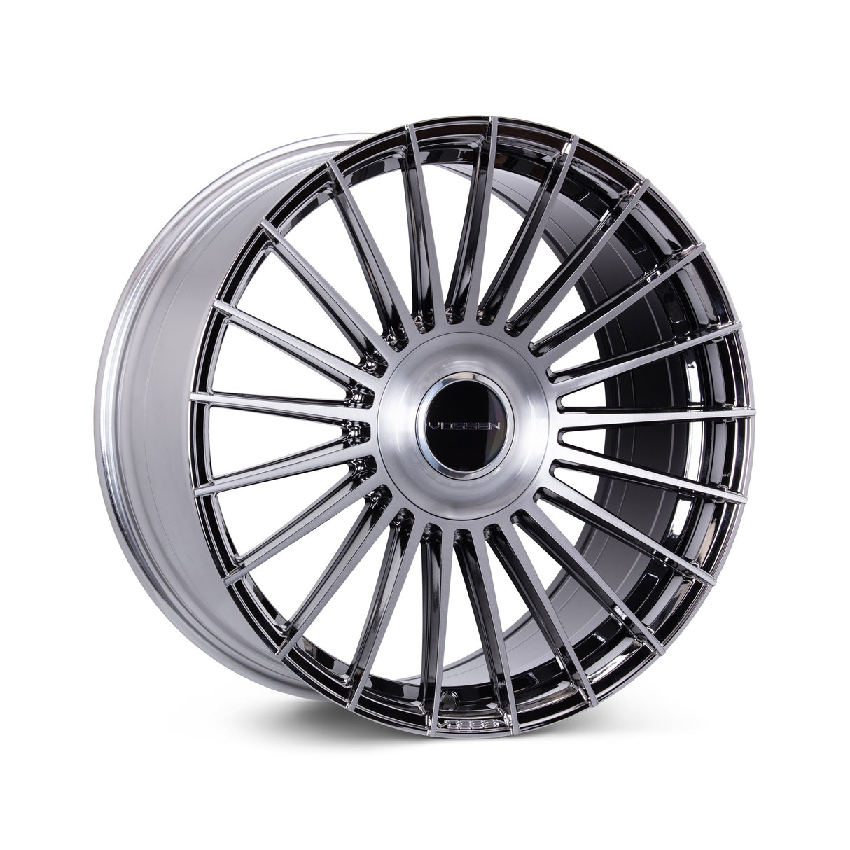 22" Vossen HF8 EMC Polished / Brushed 22x9.5 Wheels Fits Ford F150 2015-2020