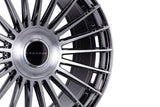 22" Vossen HF8 EMC Polished / Brushed 22x9.5 Concave Wheels Rims Fits GMC Sierra