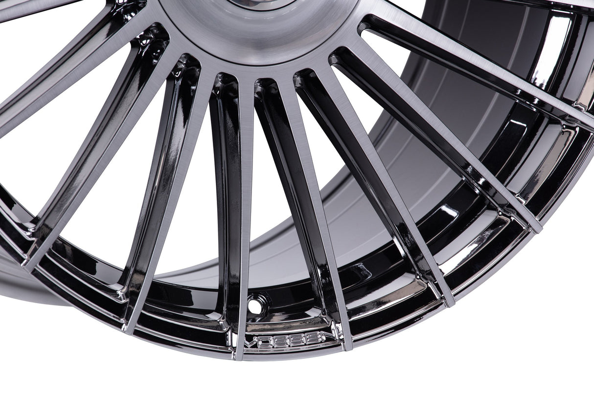 22" Vossen HF8 EMC Polished / Brushed 22x9.5 Concave Wheels Rims Fits RAM 1500