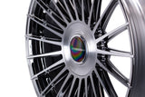22" Vossen HF8 EMC Polished / Brushed 22x9.5 Concave Wheels Fits Lexus GX550