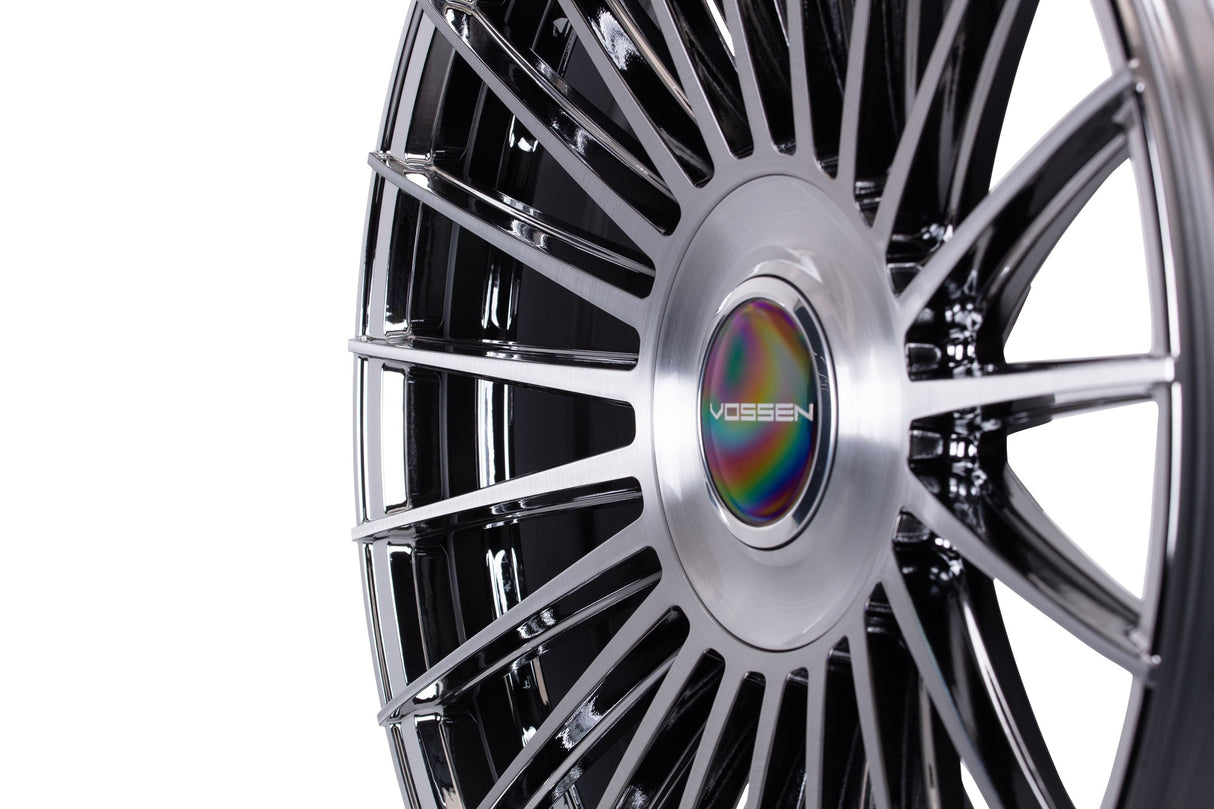 22" Vossen HF8 EMC Polished / Brushed 22x9.5 Wheels Fits Toyota Tacoma 2nd Gen