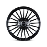 22" Vossen HF8 Gloss Black 22x9.5 Concave Wheels Rims Fits Chevrolet Suburban