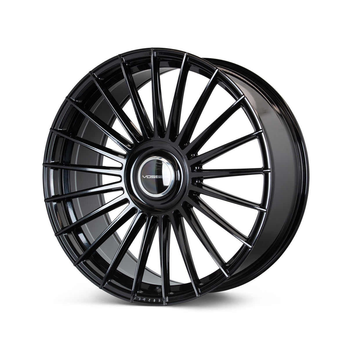 24" Vossen HF8 Gloss Black 24x10 Concave Wheels Rims Fits GMC Sierra