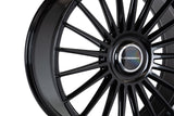 24" Vossen HF8 Gloss Black 24x10 Concave Wheels Rims Fits Toyota Sequoia 2nd Gen