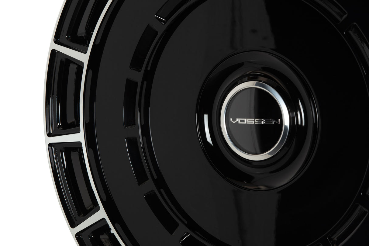22" Vossen HF9 Gloss Black Polished 22x9.5 Concave Wheels Rims Fits Ford Bronco