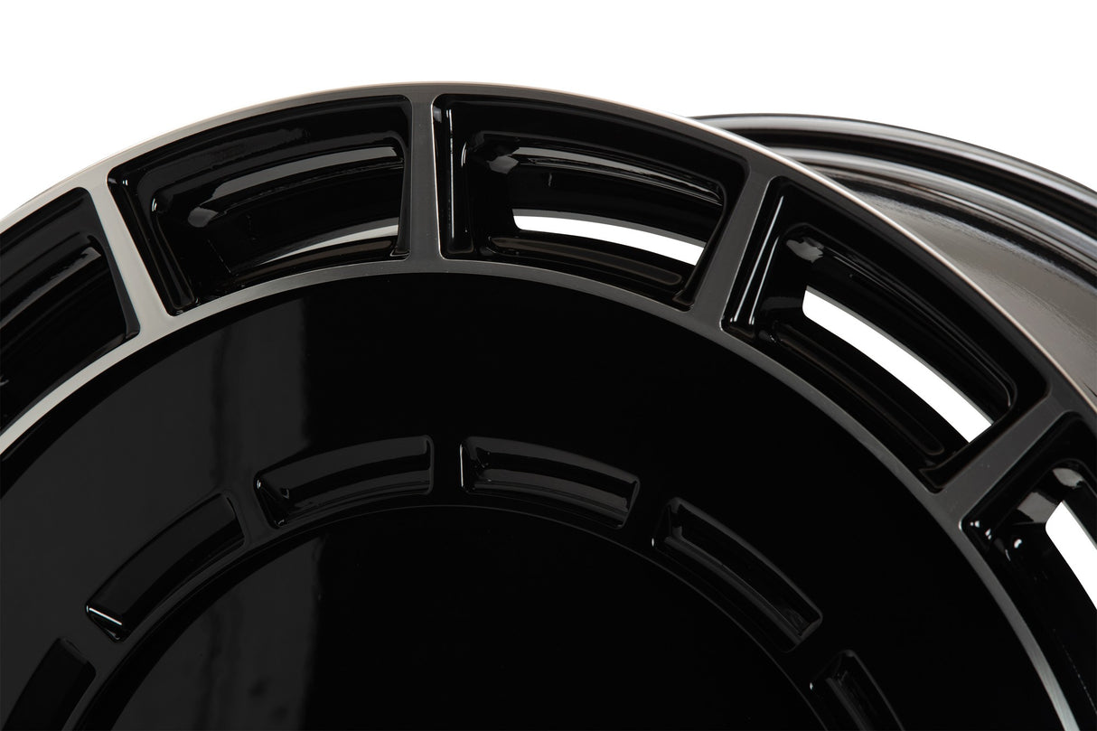 24" Vossen HF9 Gloss Black Polished 24x10 Wheels Fits Cadillac Escalade V