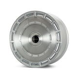 24" Vossen HF9 Silver Brushed 24x10 Concave Wheels Fits Chevrolet Silverado 1500