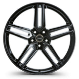 22" Vossen HF1 Black 22x9 22x10.5 1266 Concave Wheels Rims Fits Infiniti FX35 FX