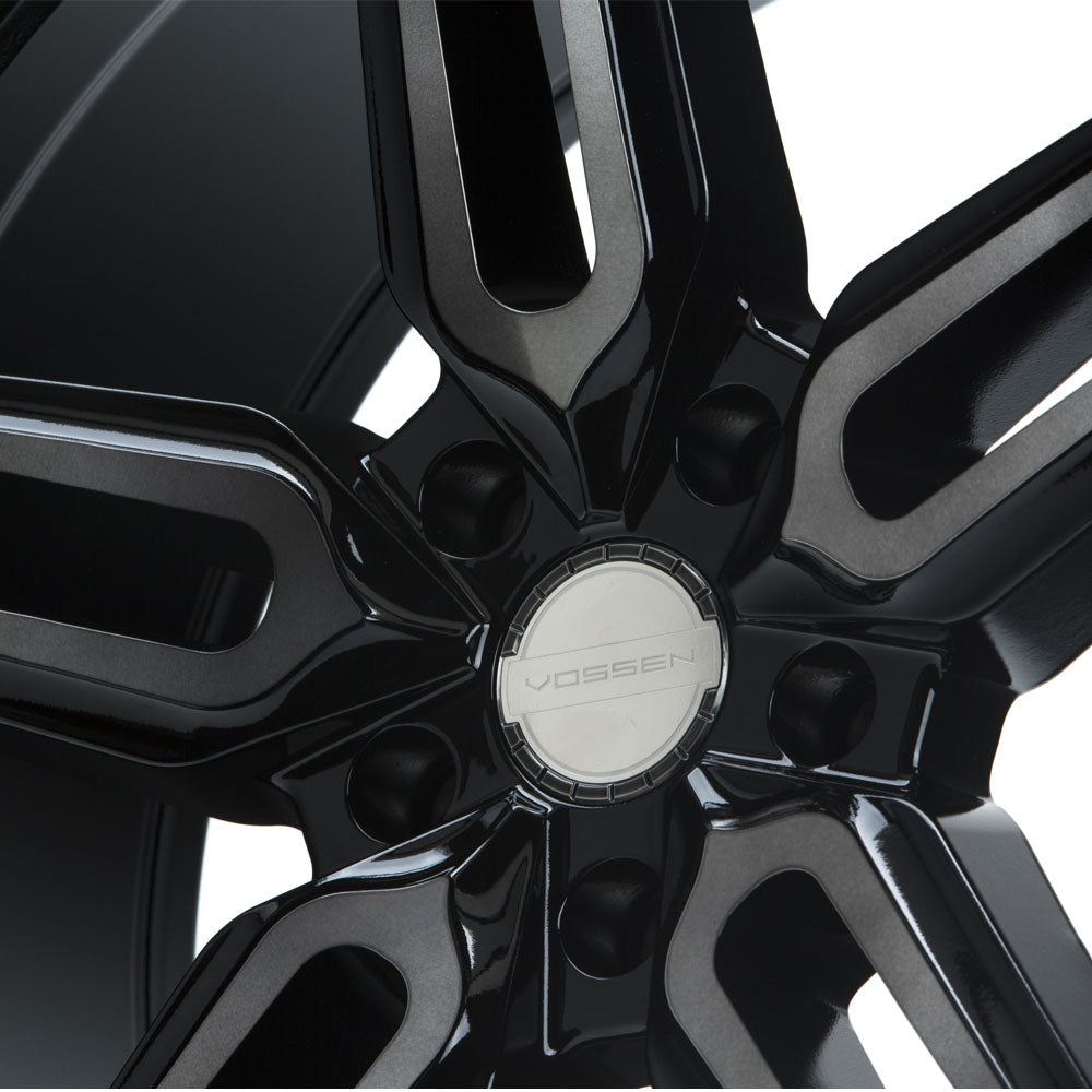22" Vossen HF1 Black 22x9 22x10.5 1266 Concave Wheels Rims Fits Infiniti FX35 FX