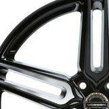 22" Vossen HF1 Black 22x9 22x10.5 1266 Concave Wheels Rims Fits Infiniti FX35 FX