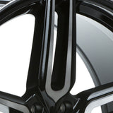 22" Vossen HF1 Black 22x10.5 22x10.5 1455 Concave Wheels Rims Fits Mercedes-Benz