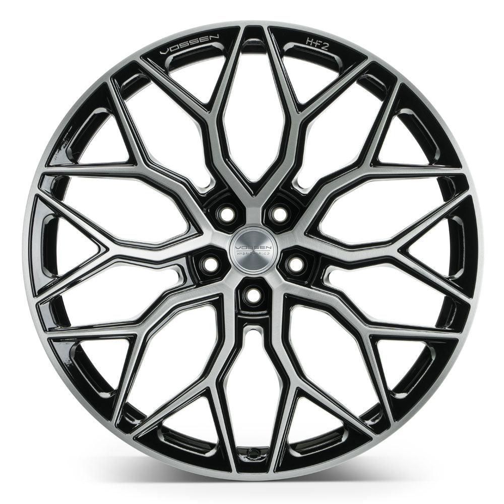 20" Vossen HF2 Black 20X8.5 20X10 1186 Concave Wheels Rims Fits Ford Mustang GT