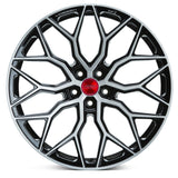 20" Vossen HF2 Black 20X8.5 20X10 1186 Concave Wheels Rims Fits Ford Mustang GT