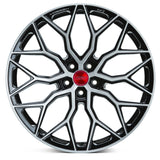 19" Vossen HF2 Black 19X9.5 19X10 1154 Concave Wheels Rims Fits BMW E90 E92 E93