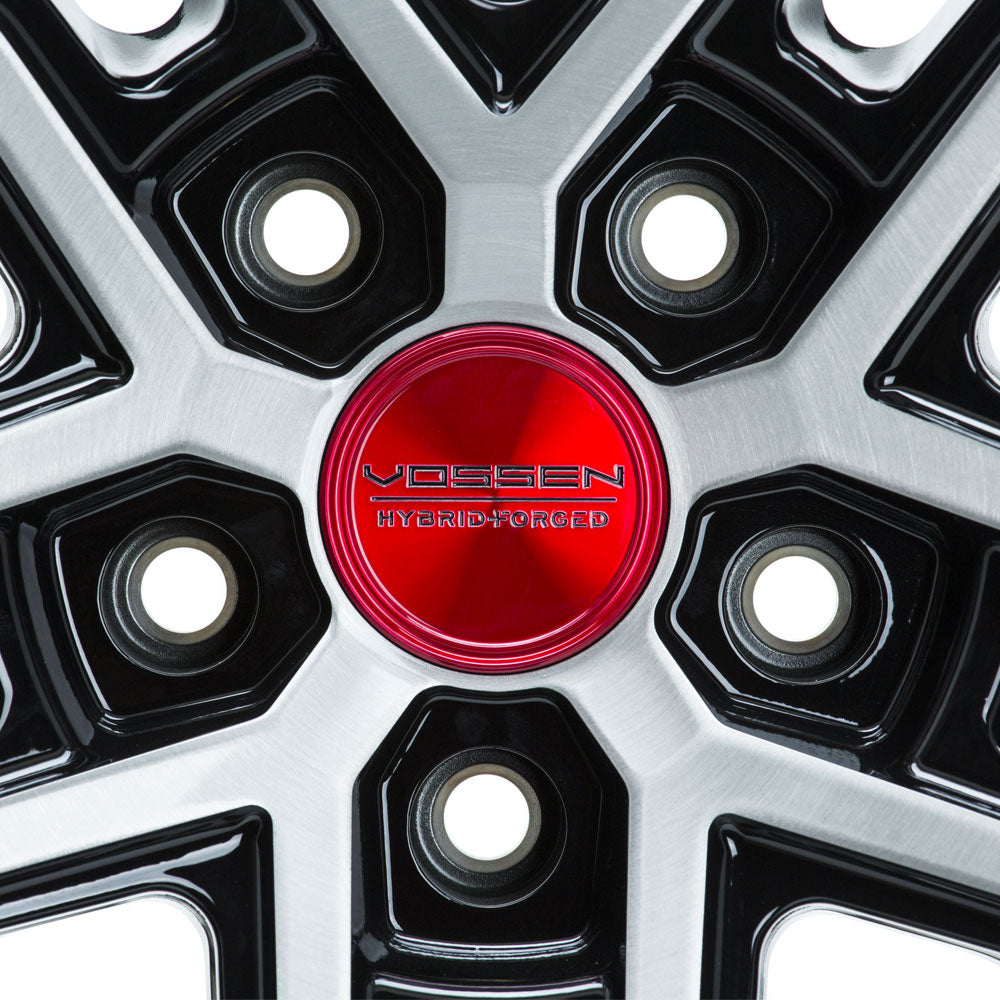 20" Vossen HF2 Black 20X8.5 20X10 1186 Concave Wheels Rims Fits Ford Mustang GT