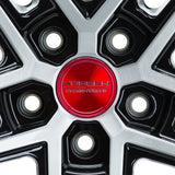 20" Vossen HF2 Black 20X8.5 20X10 1186 Concave Wheels Rims Fits Ford Mustang GT