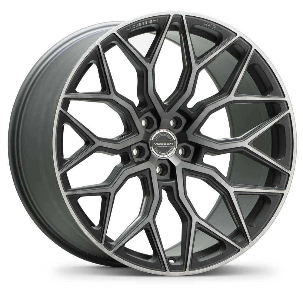 22" Vossen HF2 Grey 22X9 22X9 1265 Concave Wheels Rims Fits Infiniti FX35 FX45