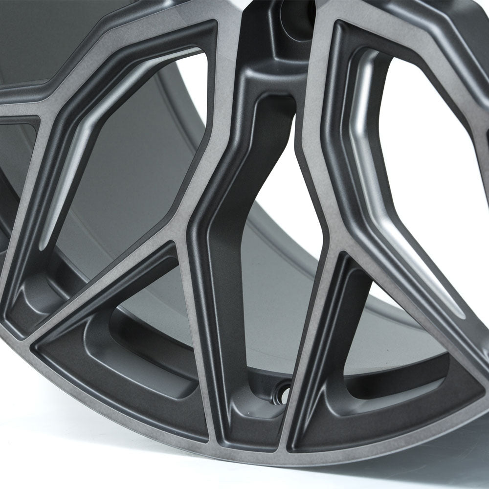 24" Vossen HF2 Grey 24X10 24X10 1029 Concave Wheels Rims Fits Toyota Sequoia 01-