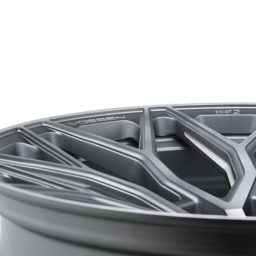 22" Vossen HF2 Grey 22X9 22X9 1265 Concave Wheels Rims Fits Infiniti FX35 FX45