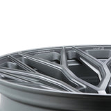 22" Vossen HF2 Grey 22X9 22X9 1265 Concave Wheels Rims Fits Infiniti FX35 FX45