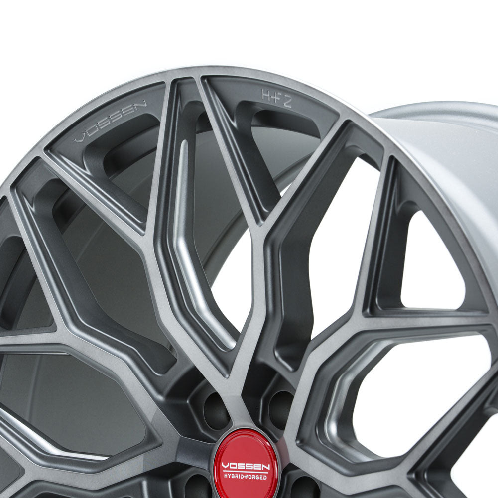 22" Vossen HF2 Grey 22X9 22X9 1265 Concave Wheels Rims Fits Infiniti FX35 FX45