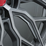 24" Vossen HF2 Grey 24X10 24X10 1029 Concave Wheels Rims Fits Toyota Sequoia 01-