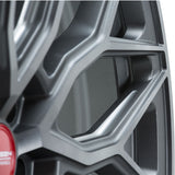 22" Vossen HF2 Grey 22X9 22X9 1265 Concave Wheels Rims Fits Infiniti FX35 FX45