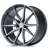 21" Vossen HF3 Grey 21X9 21X10.5 1166 Concave Wheels Rims Fits BMW F10 528 535 5