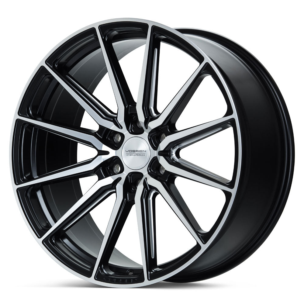 24" Vossen HF6-1 Brushed Matte Black 24x10 Wheels Fits Toyota Sequoia 3rd Gen