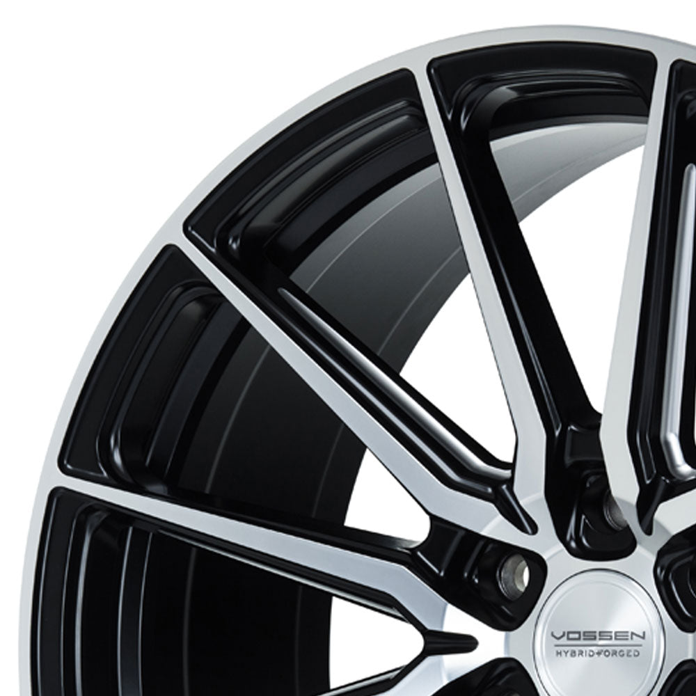 22" Vossen HF6-1 Brushed Matte Black 22x9.5 Wheels Fits Lexus LX600 LX700h