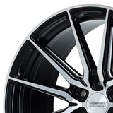 24" Vossen HF6-1 Brushed Matte Black 24x10 Concave Wheels Fits Cadillac Escalade