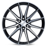 22" Vossen HF6-1 Brushed Matte Black 22x9.5 Wheels Fits Toyota Tacoma 4th Gen