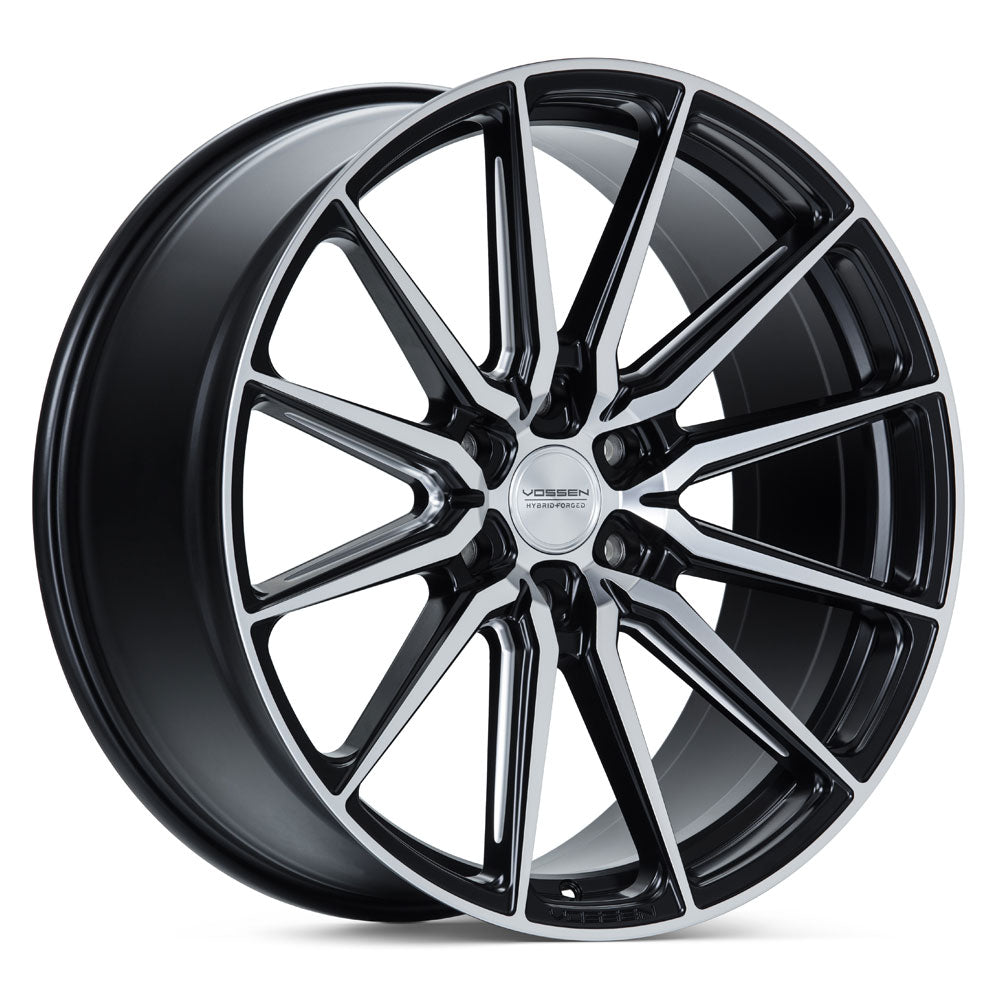 24" Vossen HF6-1 Brushed Matte Black 24x10 Wheels Fits Ford F150 2021 and Up