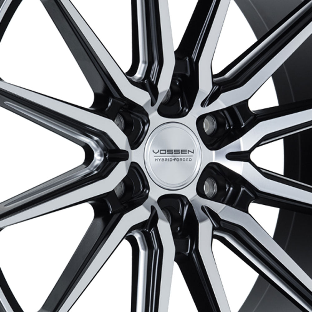 22" Vossen HF6-1 Brushed Matte Black 22x9.5 Concave Wheels Rims Fits RAM 1500