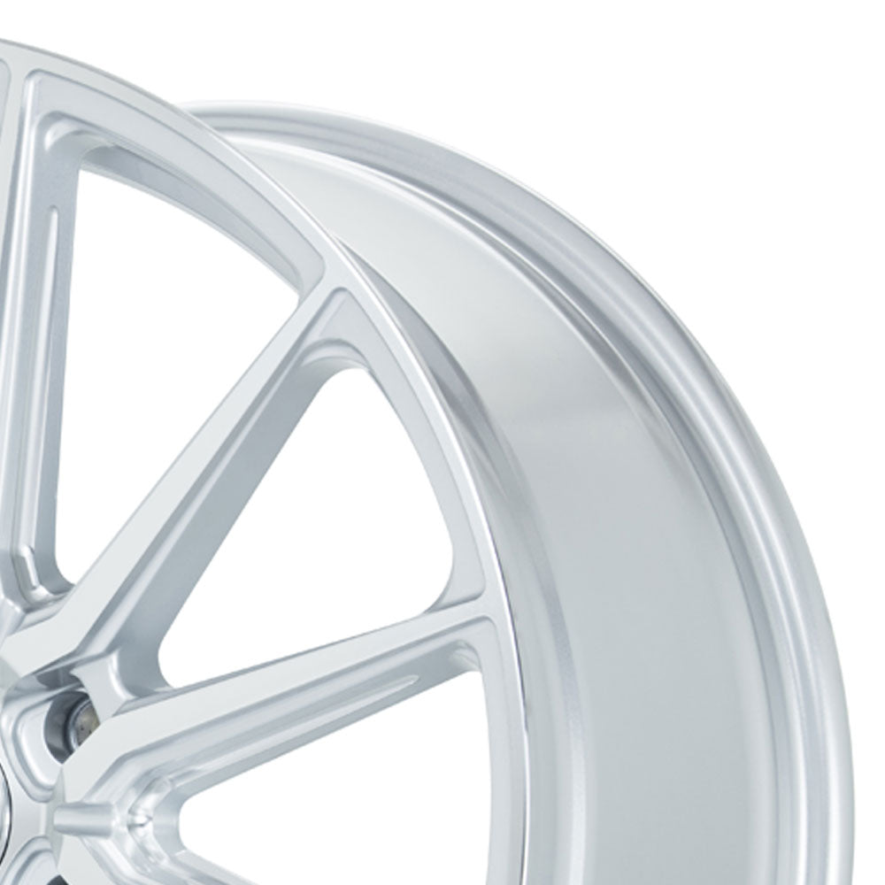 22" Vossen HF6-1 Silver Polished 22x9.5 Wheels Fits Chevrolet Silverado 1500