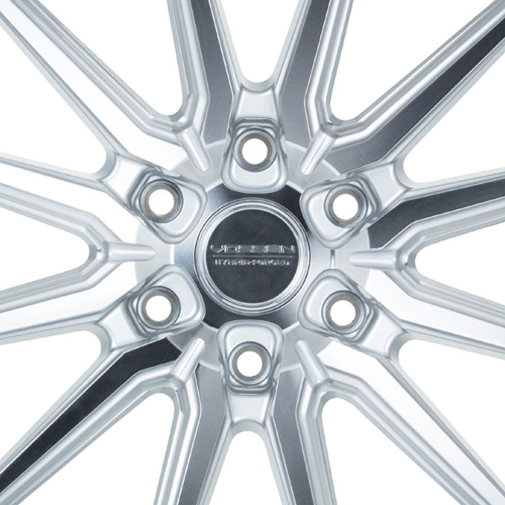 20" Vossen HF6-1 Silver Polished 20x9.5 Concave Wheels Rims Fits Jeep Wagoneer
