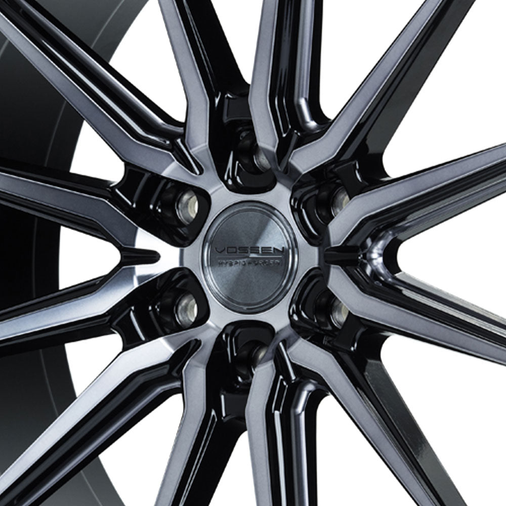 22" Vossen HF6-1 Tinted Gloss Black 22x9.5 Wheels Fits Toyota 4Runner 6th Gen